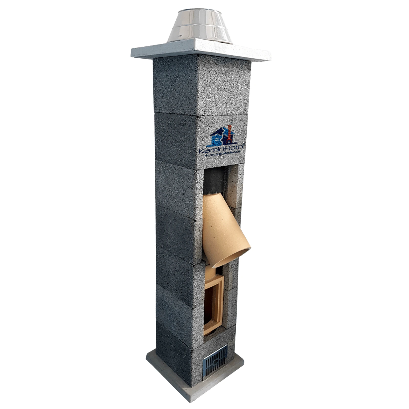 Coș de fum ceramic Kaminhorn Ecohorn