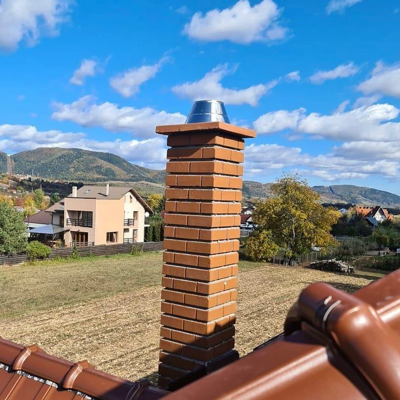 Coș de fum ceramic PremierHorn maro