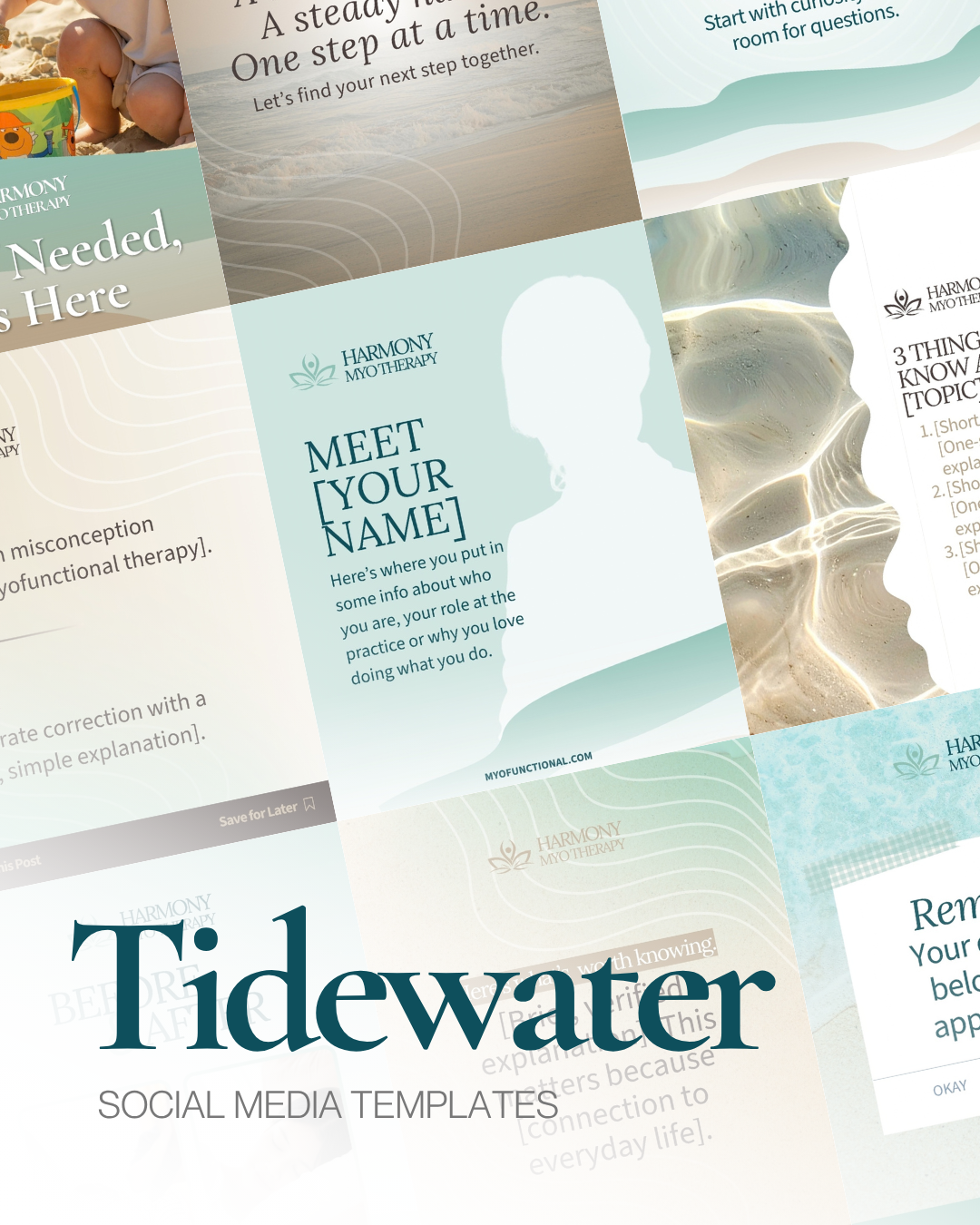 Sample posts from the Tidewater collection