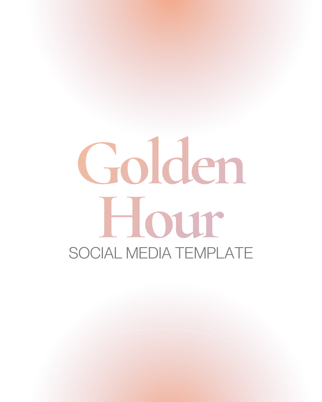 Golden Hour template cover