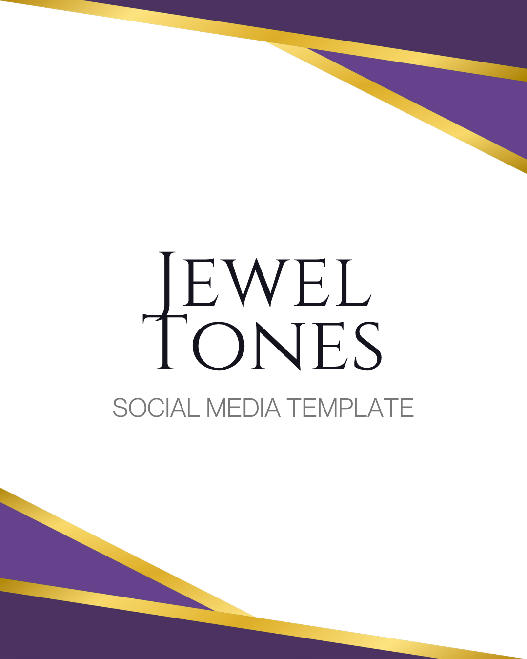Jewel Tones template cover