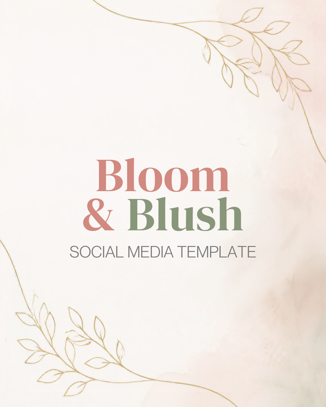 Bloom & Blush template cover