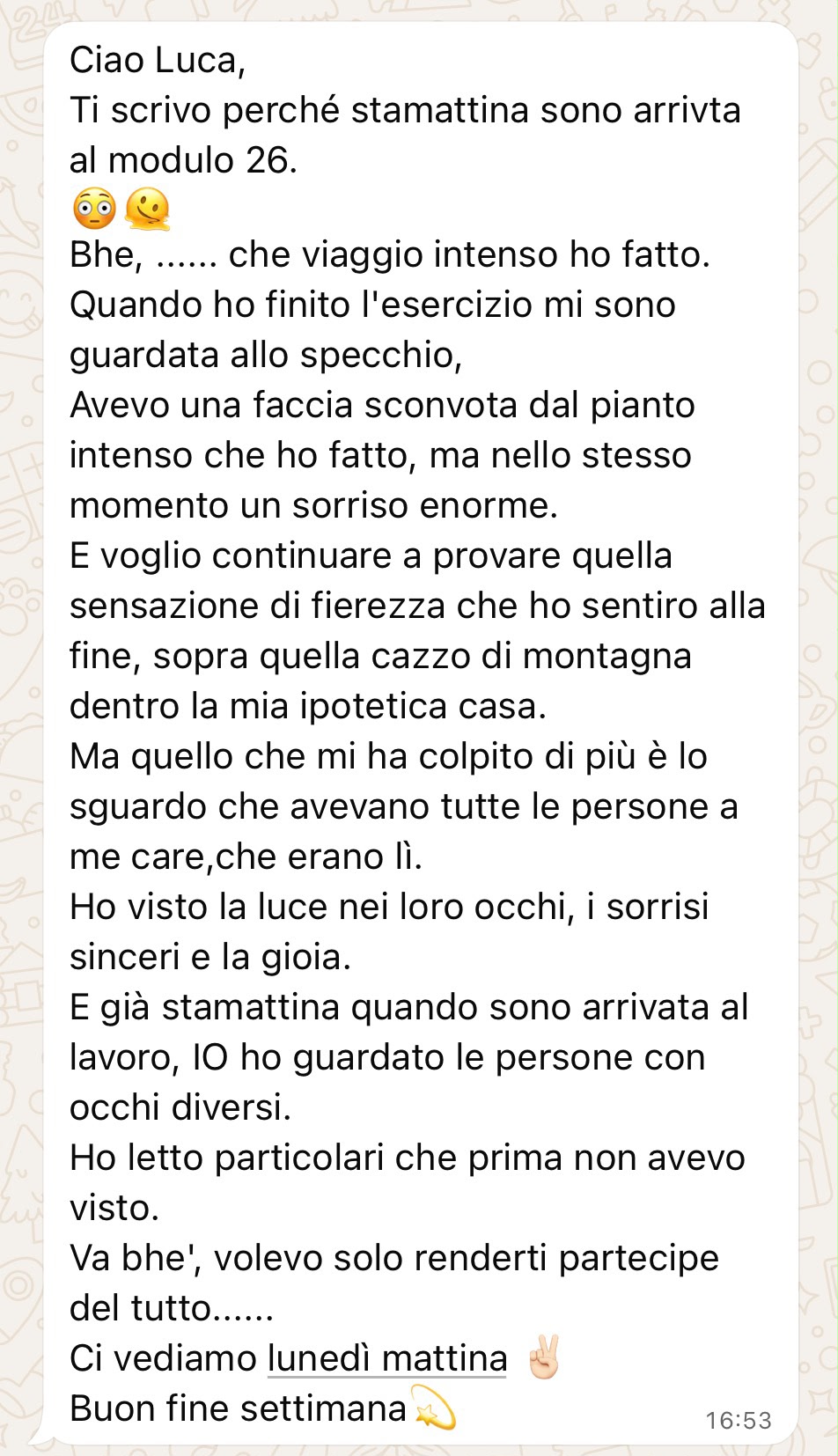 Messaggio ricevuto