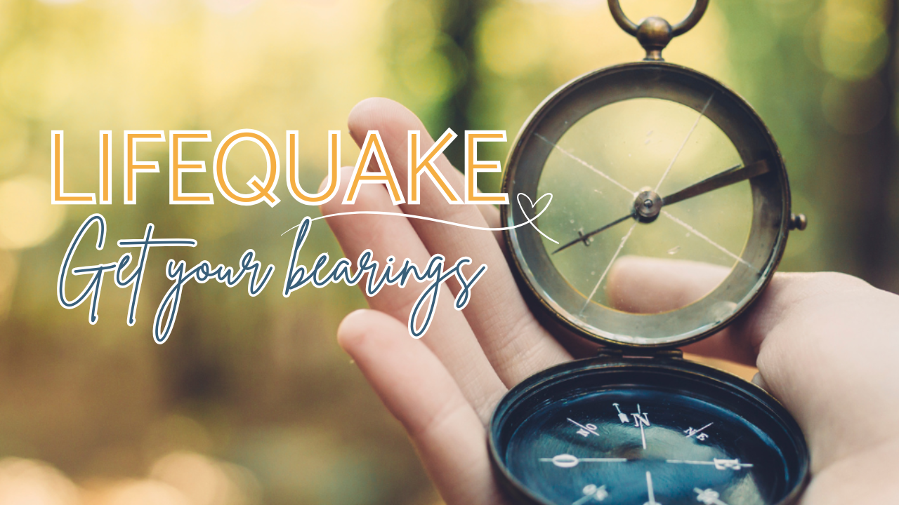 Get Your Bearings session with Carrie Druce — support for people navigating life transitions, identity shifts, midlife change and the emotional aftermath of a Lifequake.