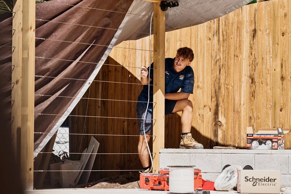 Goanna Electrical team at work