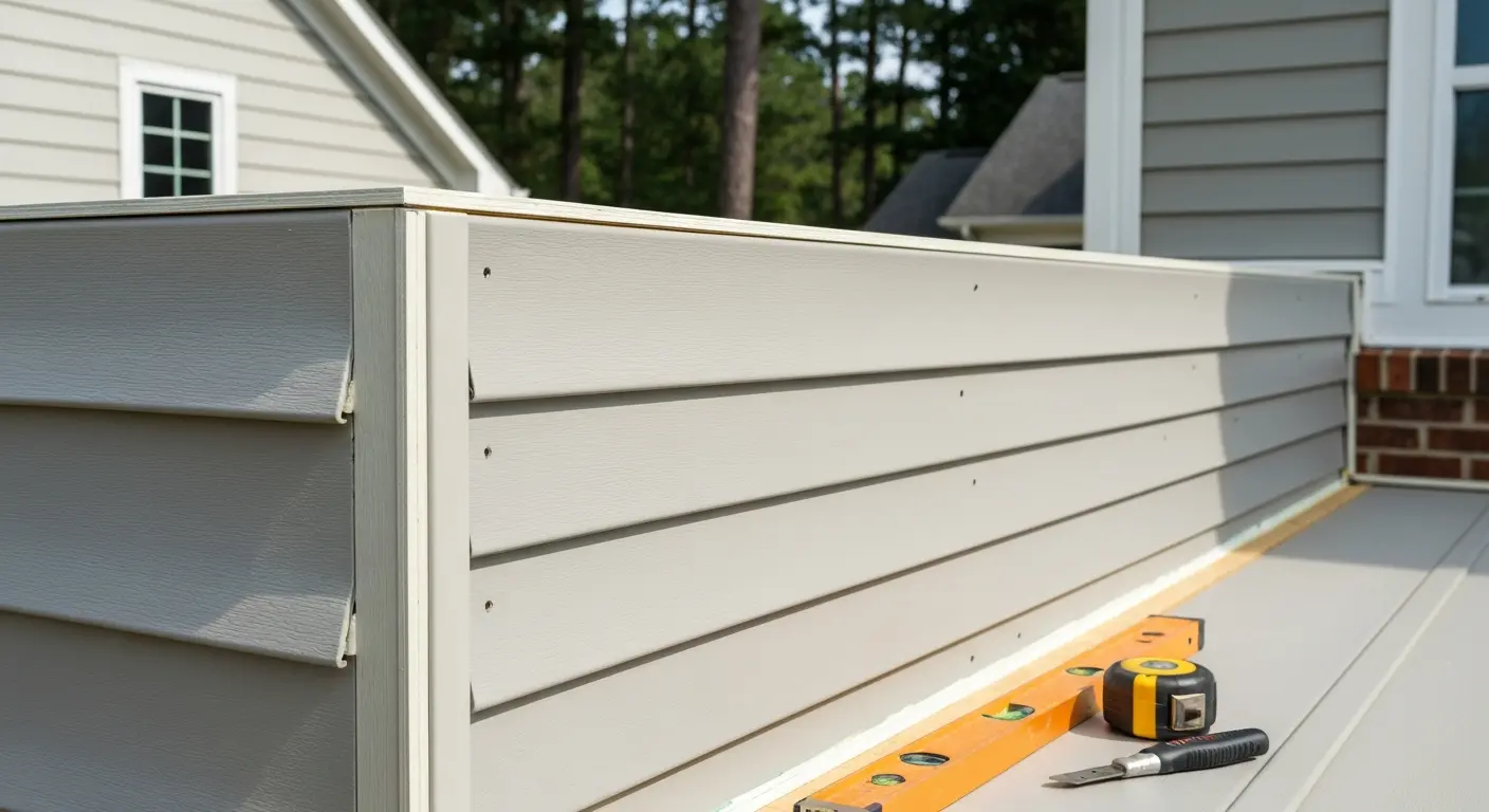 Siding installation