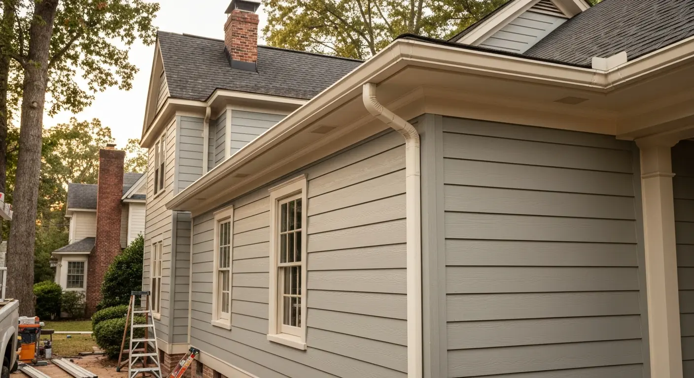 Fiber cement siding installation