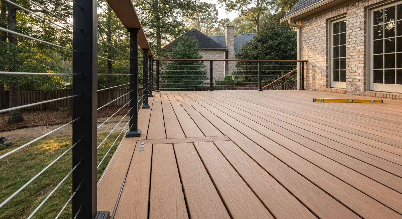 Standard deck construction project