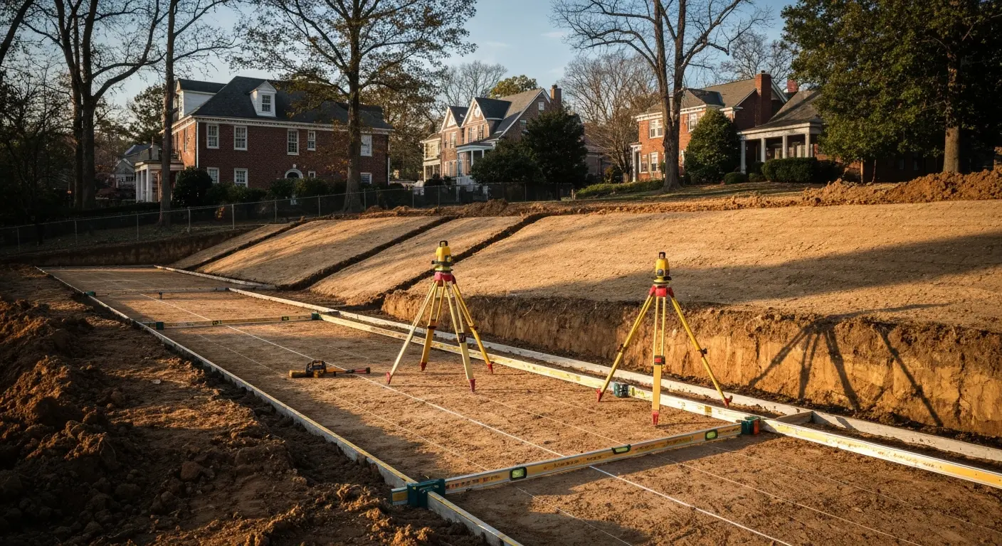 Grading and excavation work