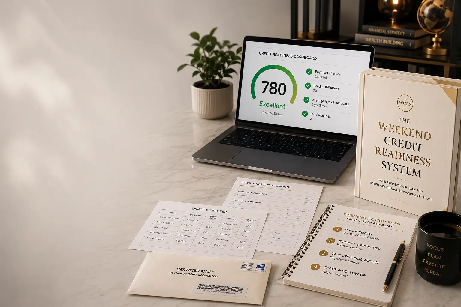 Weekend Credit Readiness System Complete Training & Workbook Stack