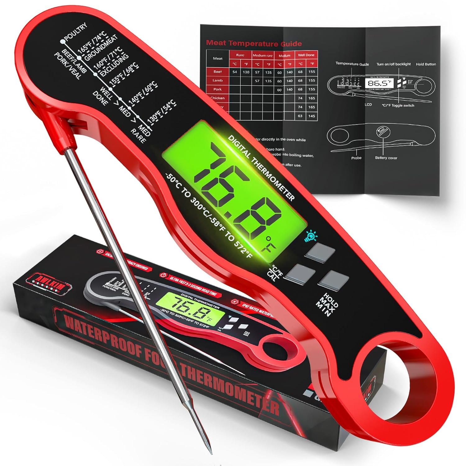 AWLKIM Digital Meat Thermometer Review: Fast, Accurate, Waterproof AWLKIM Digital Meat Thermometer Review: Fast, Accurate, Waterproof