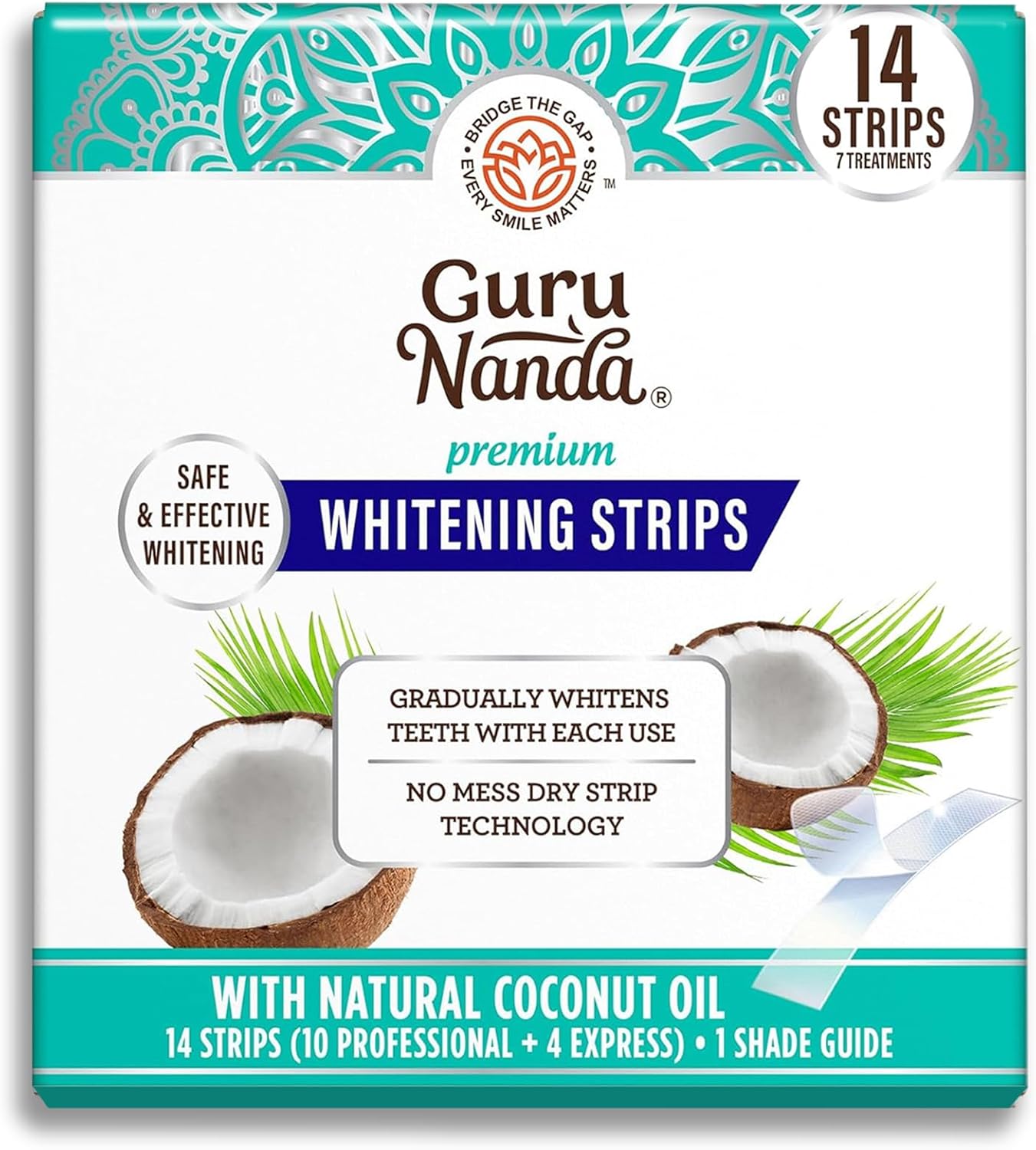 GuruNanda Teeth Whitening Strips
