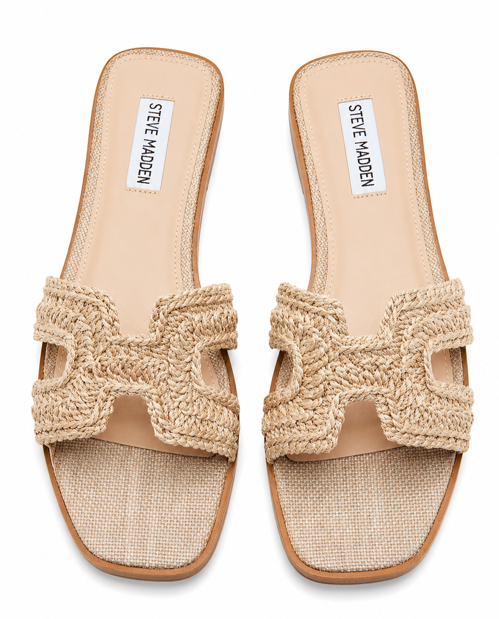 Steve Madden Crochet Raffia Hadyn Sandal