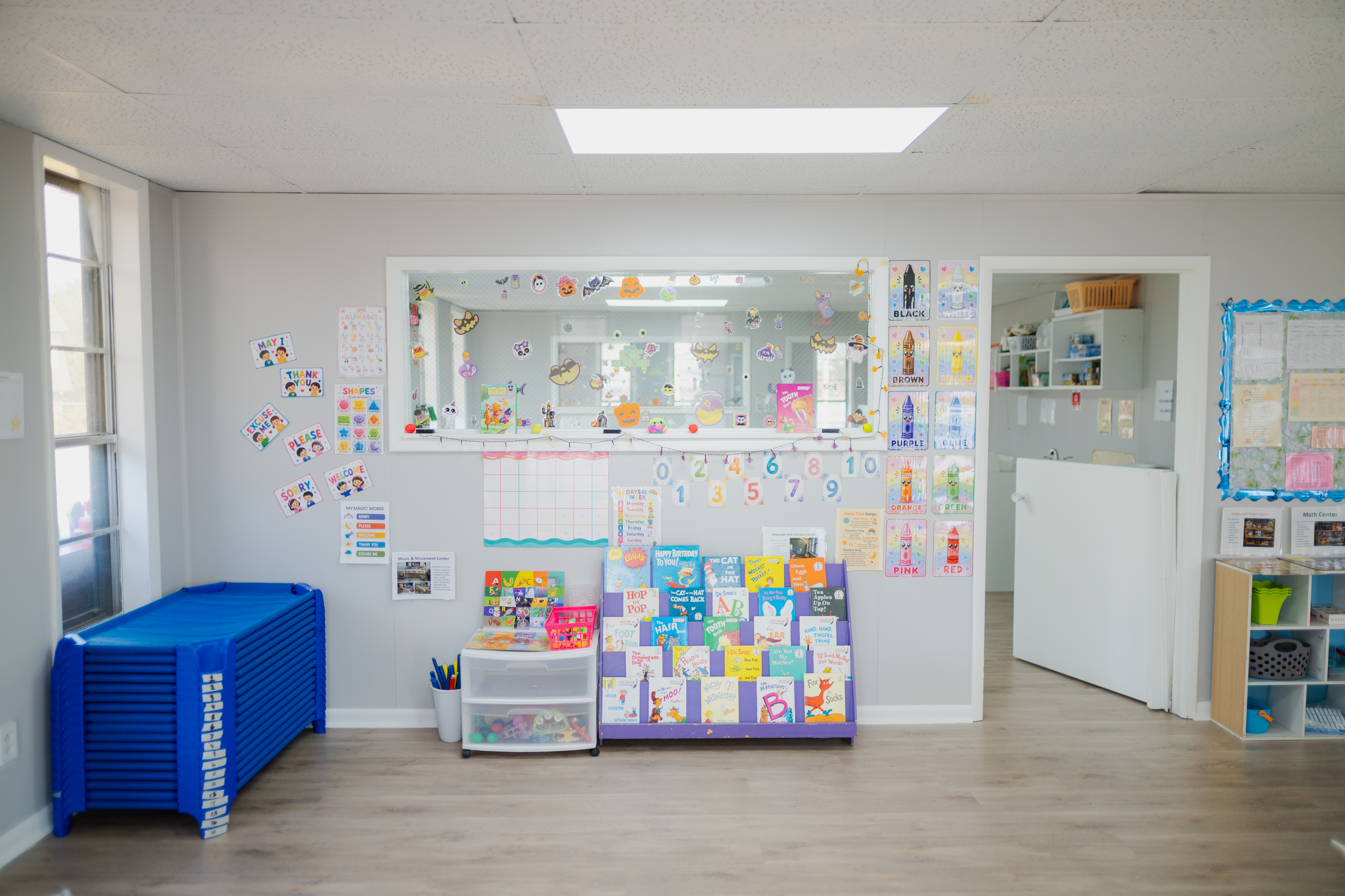Children reading and learning at Bright Start Learning Center in Oklahoma City