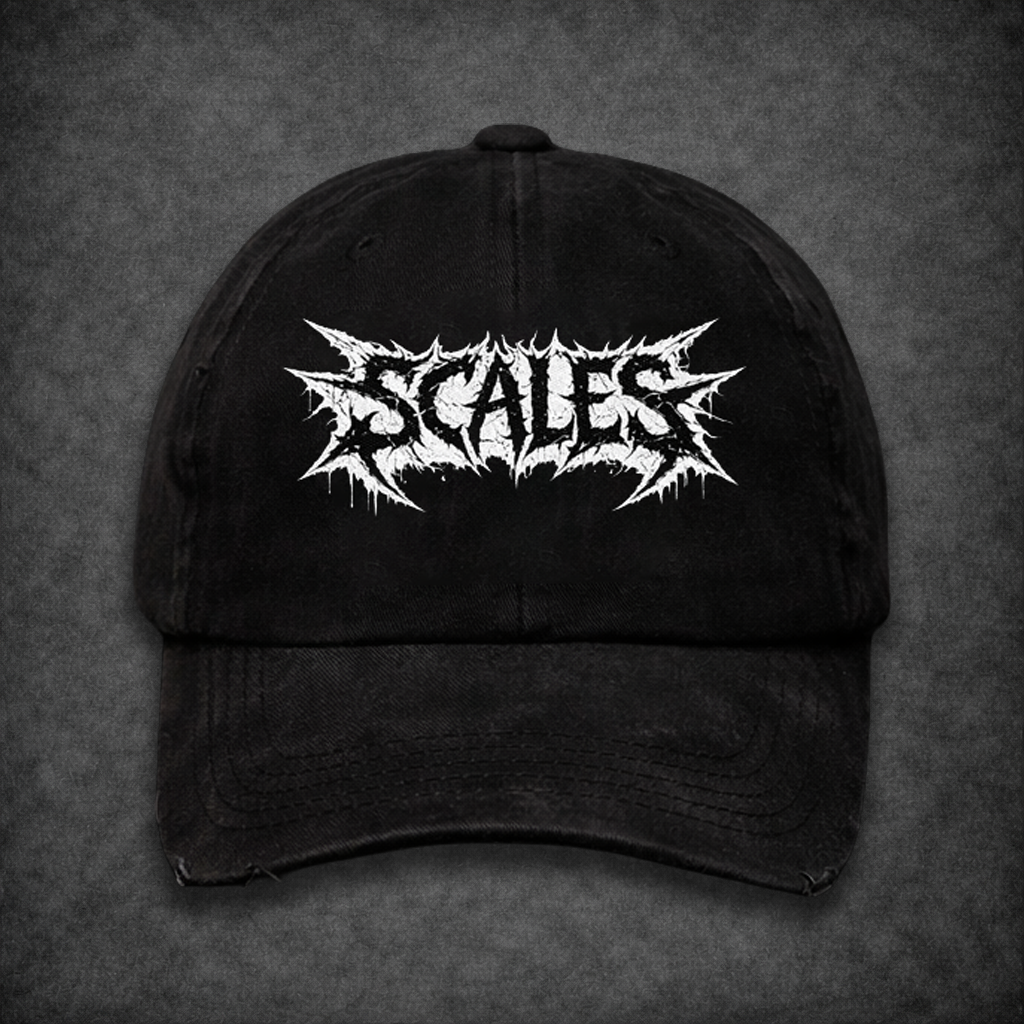 SCALES Logo Black Dad Hat