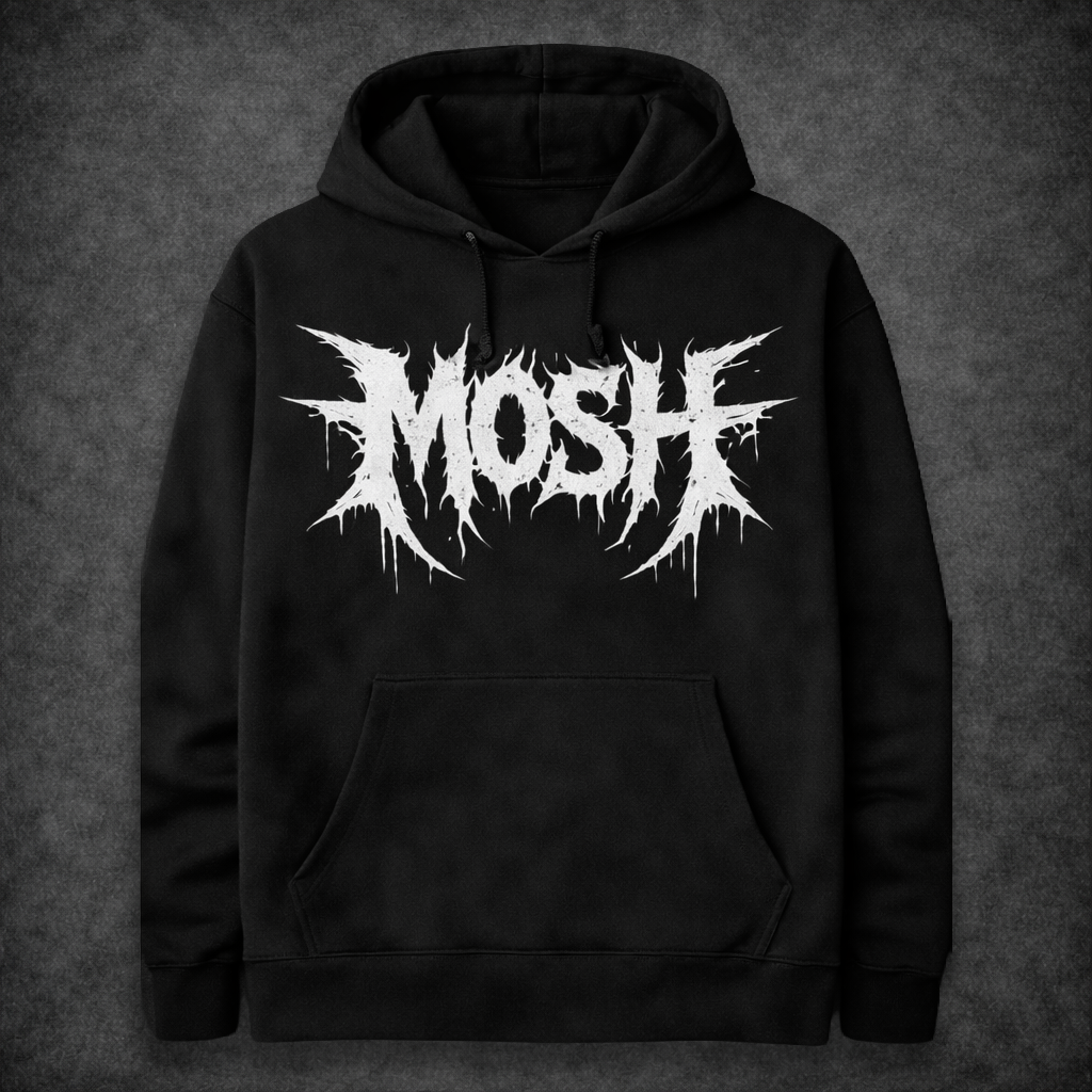 MOSH SCALES Black Hoodie