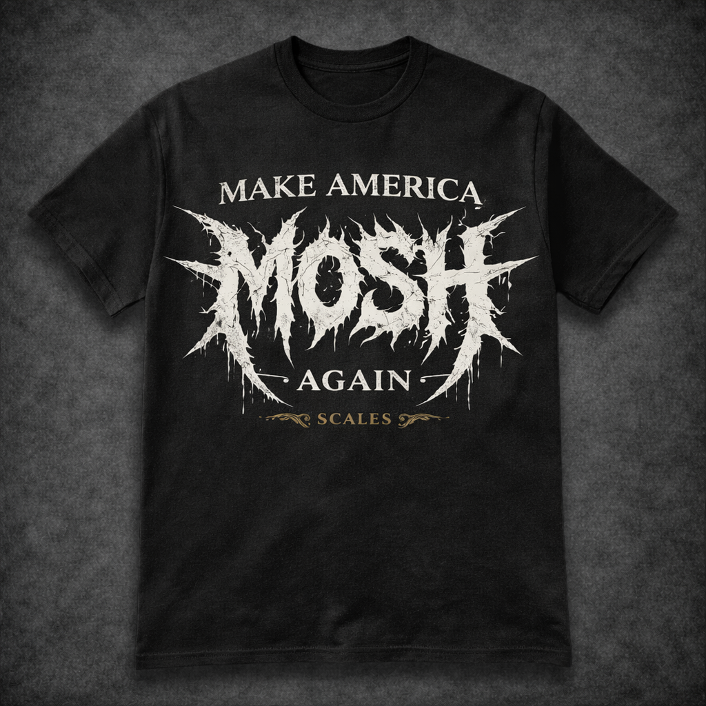 MAMA SCALES Black Tee