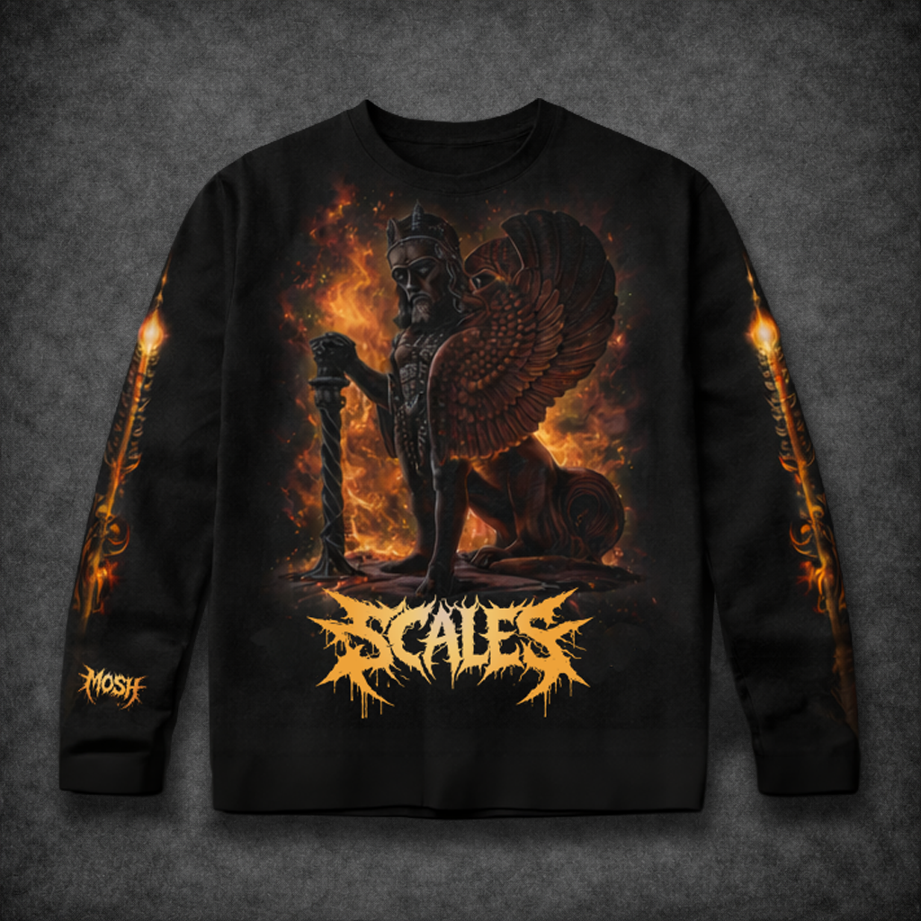 Heavenly Guardian Black Long Sleeve
