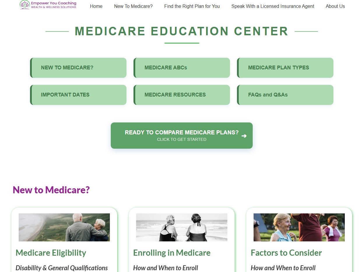 Education Center Screenshot