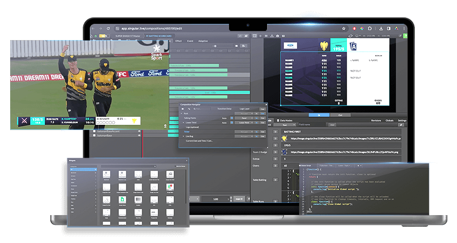Custom Live Graphics & Widgets | Singular Live Integrations