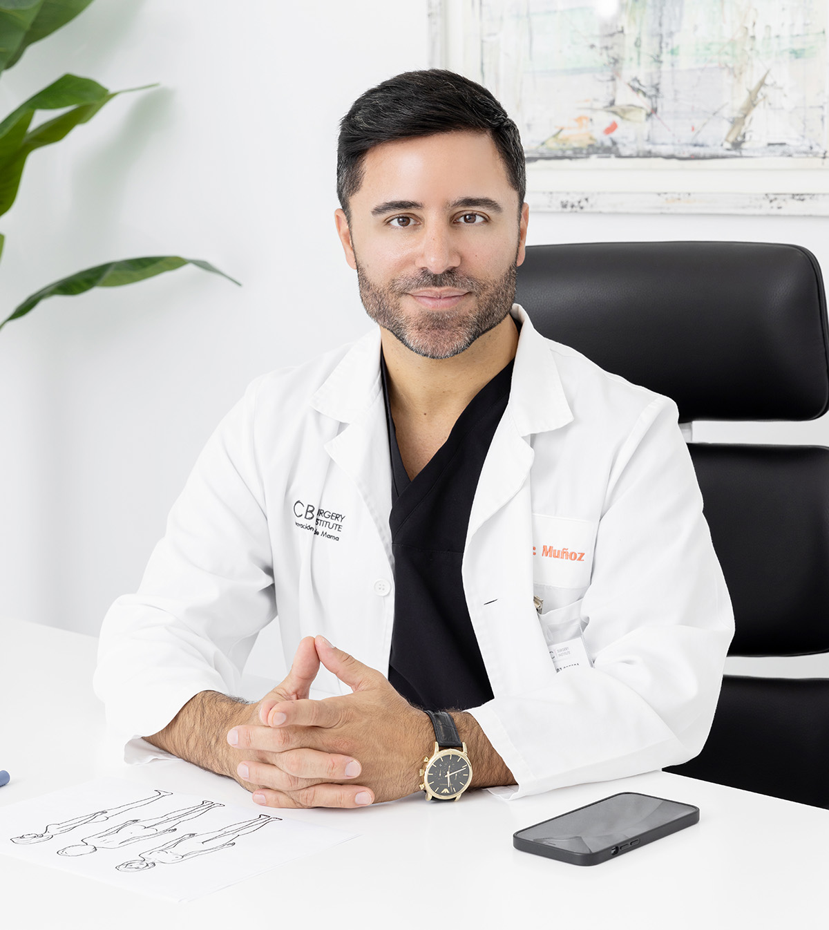 Dr. Muñoz en consulta