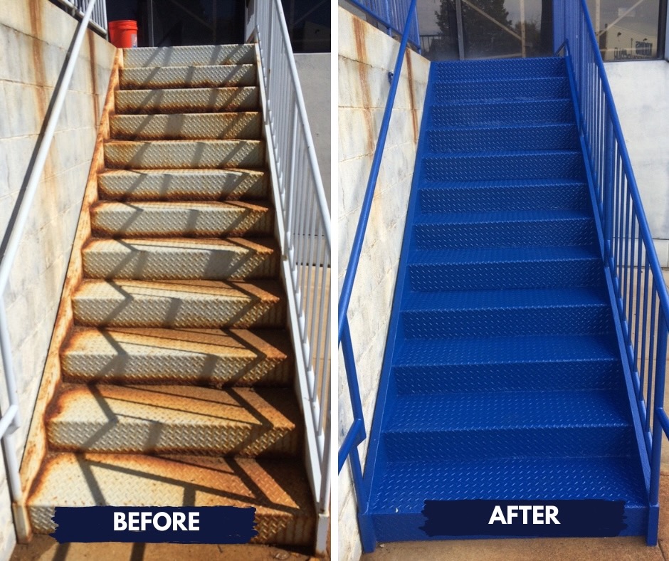 Commercial painting by BKB Pressure Cleaning in South Florida