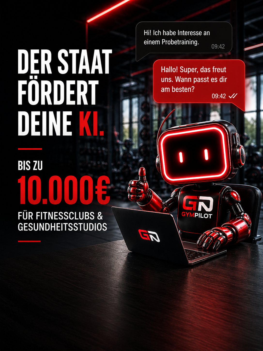 Förderung Fitnessstudio GymPilot