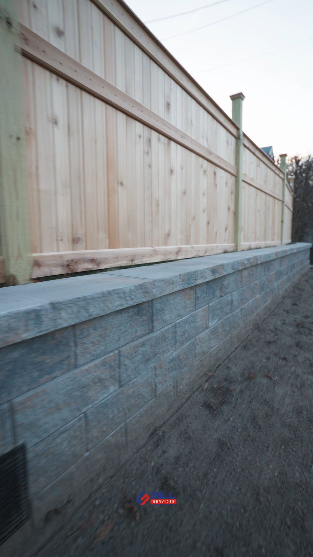 Retaining wall construction South Shore MA