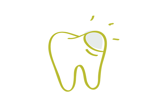 Dental filling icon