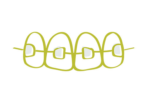 Clear aligners icon