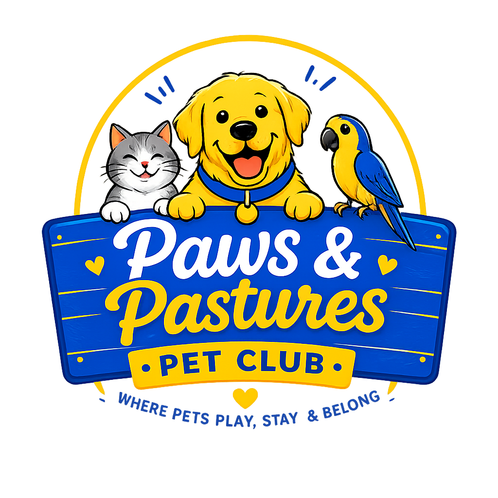 Paws & Pastures Pet Club Logo
