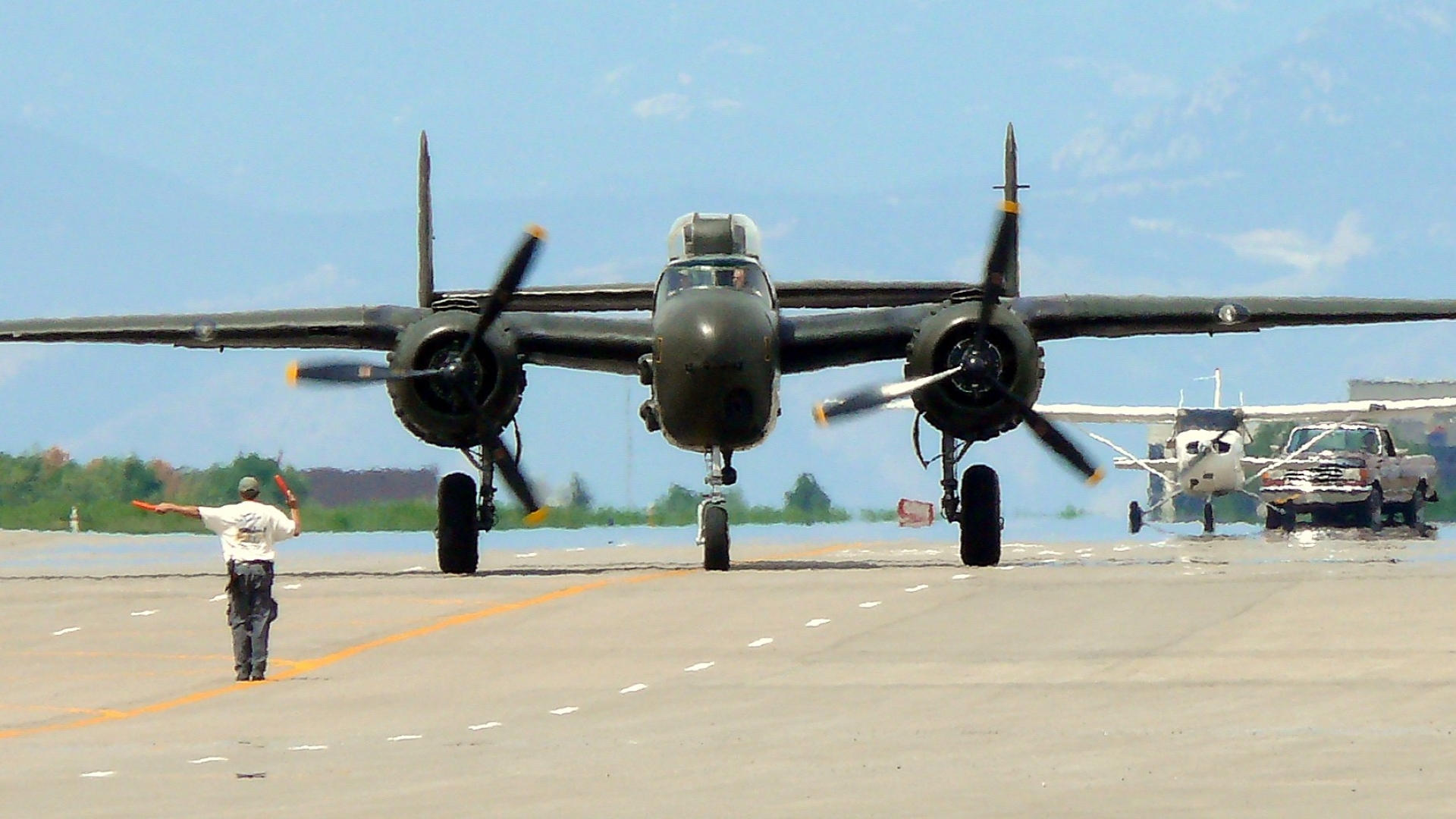 101-inch Nick Ziroli giant-scale North American B-25 Mitchell twin-engine RC bomber