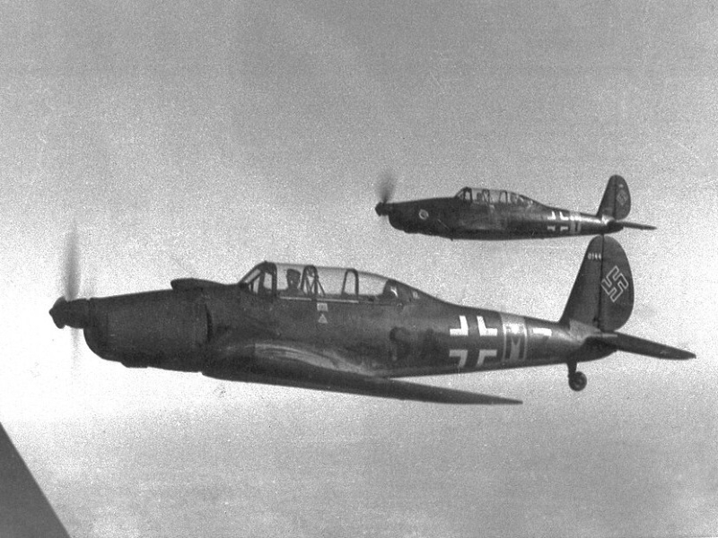David Andersen Arado 96B 86-inch RC scale warbird in flight