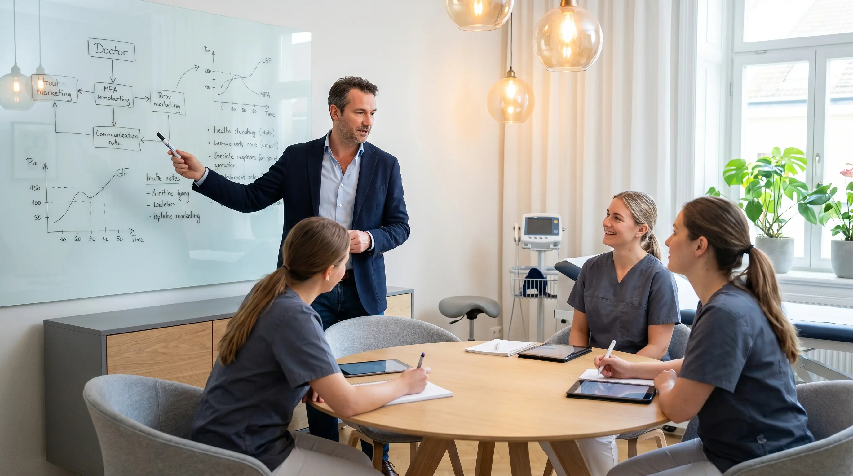 Team-Besprechung in der Praxis