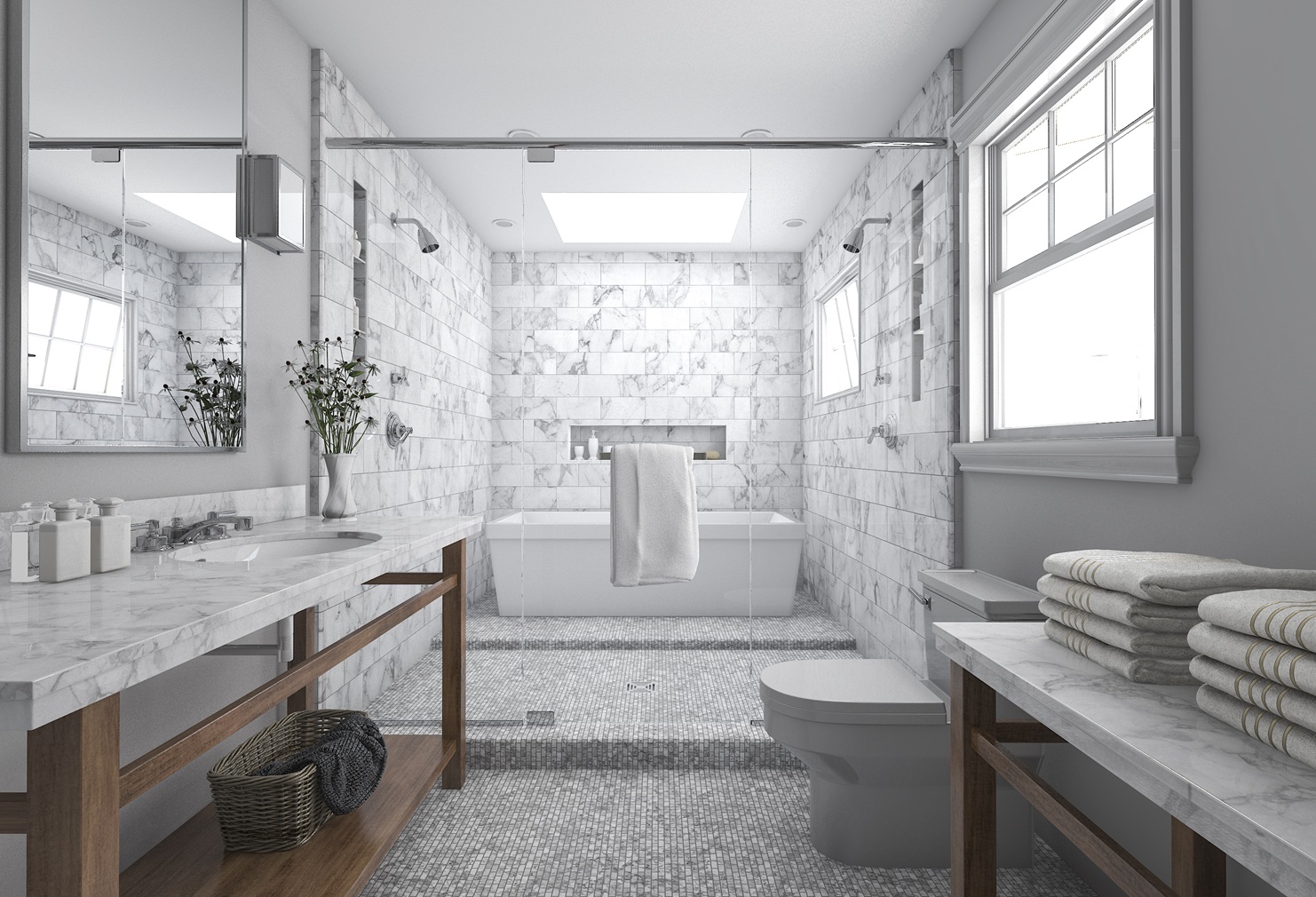 J&C Renovations bathroom remodeling project