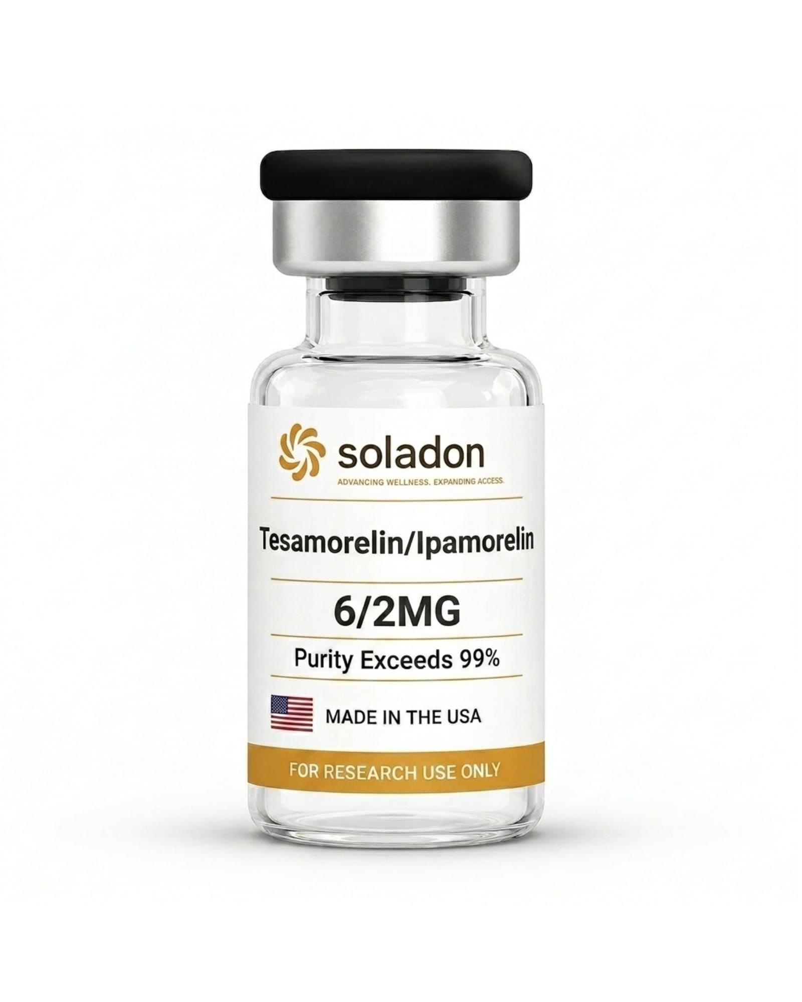 Tesamorelin & Ipamorelin — research vial