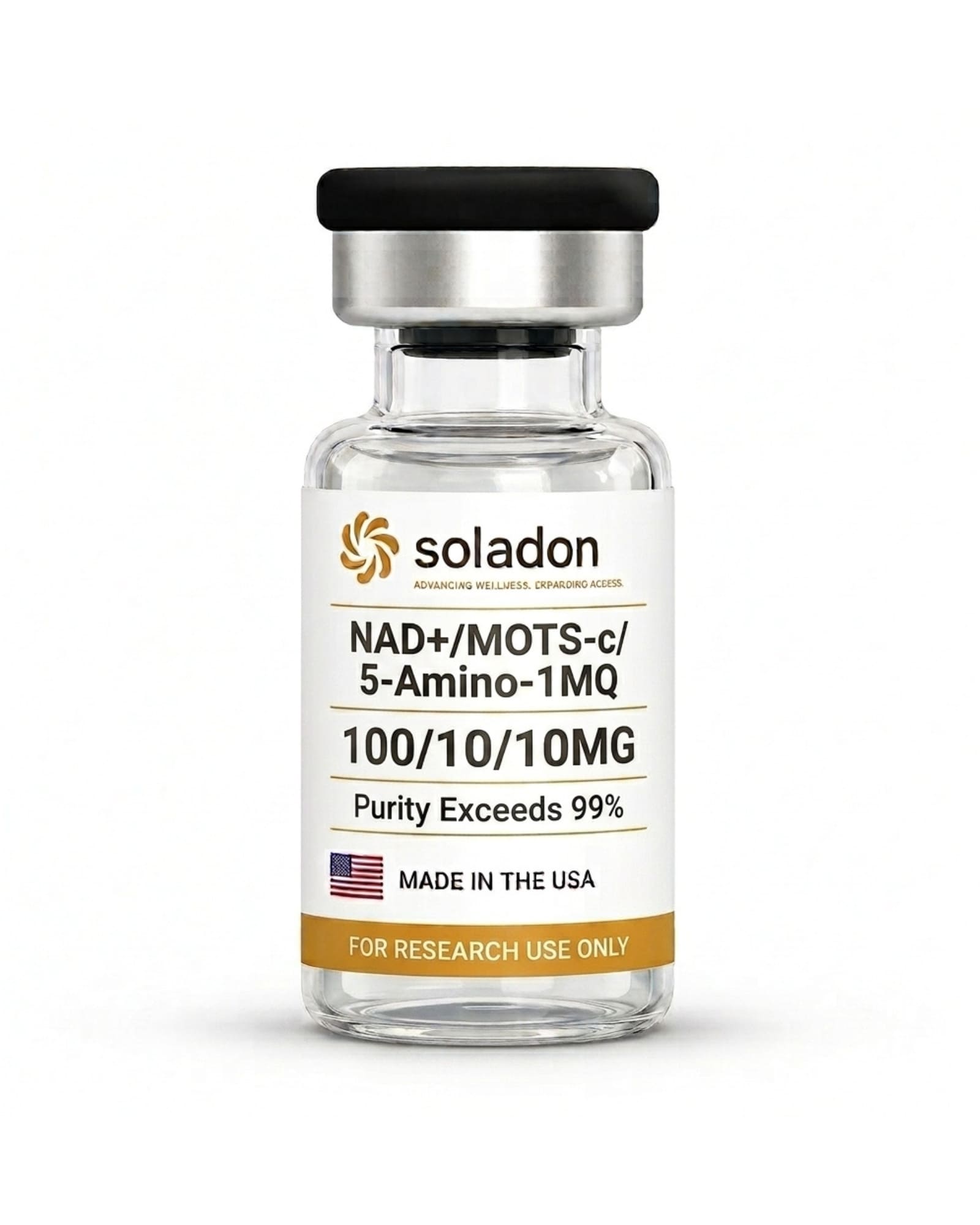 NAD+ & MOTS-c — research vial