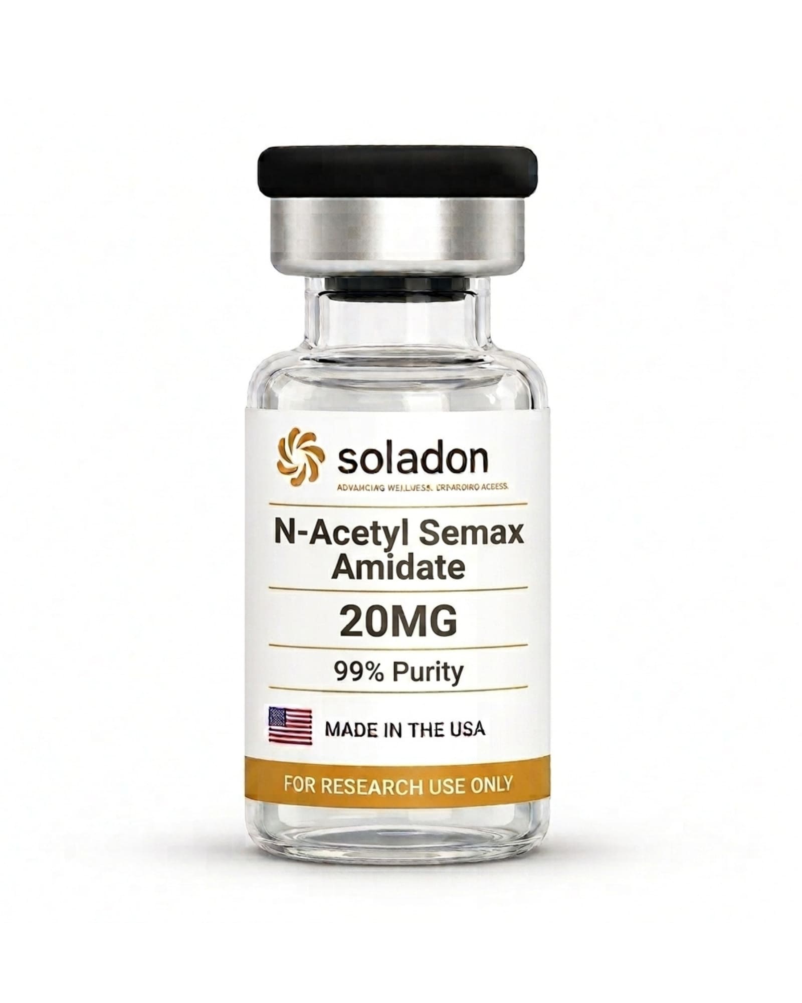 N-Acetyl Semax Amidate — research vial