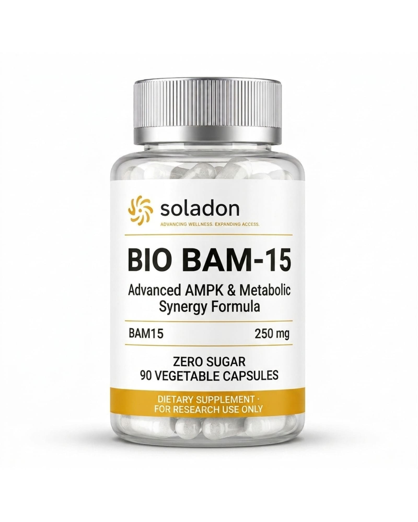 BioBAM-15 — research capsule bottle