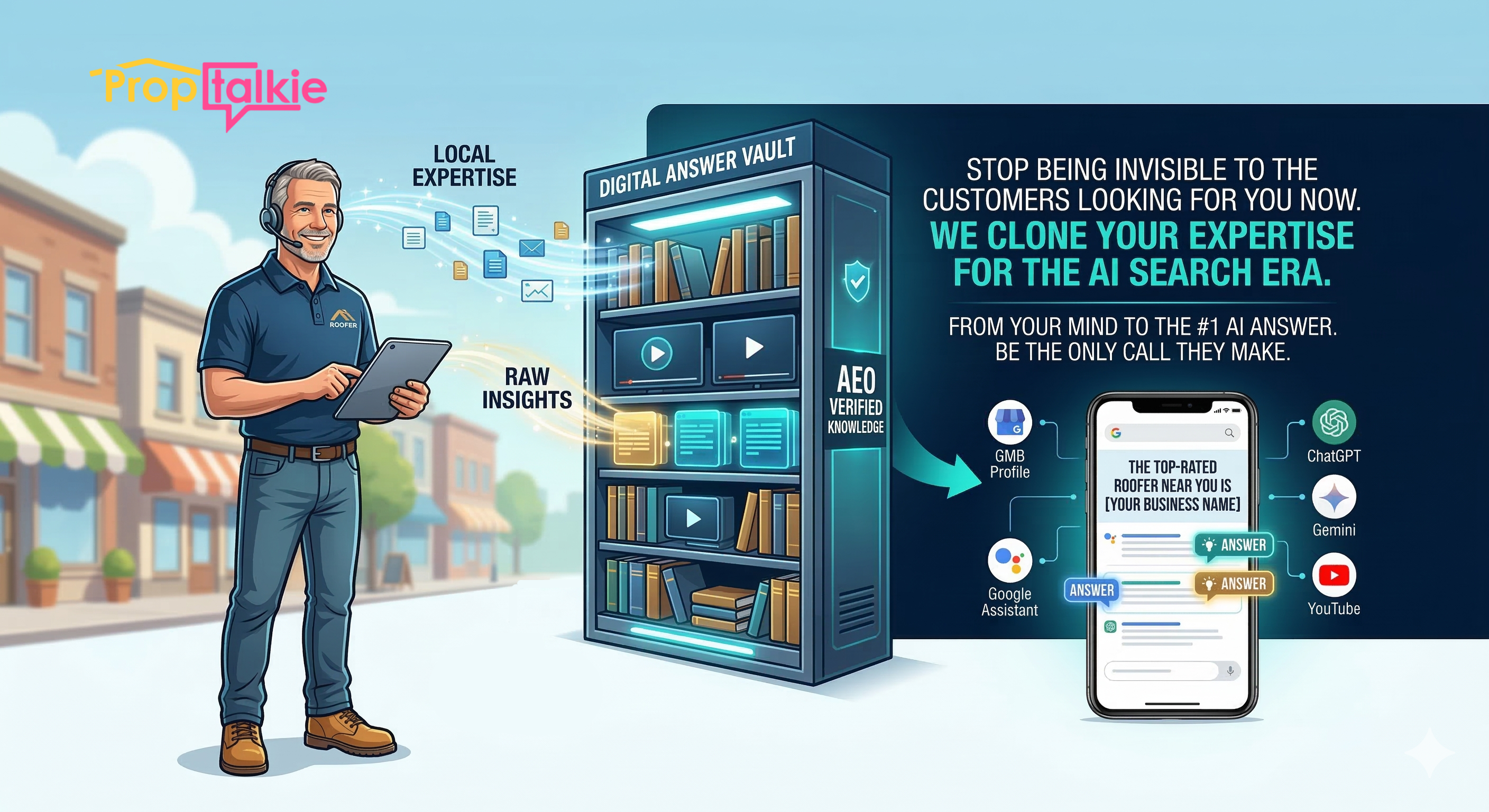 Digital Answer Vault by PropTalkie