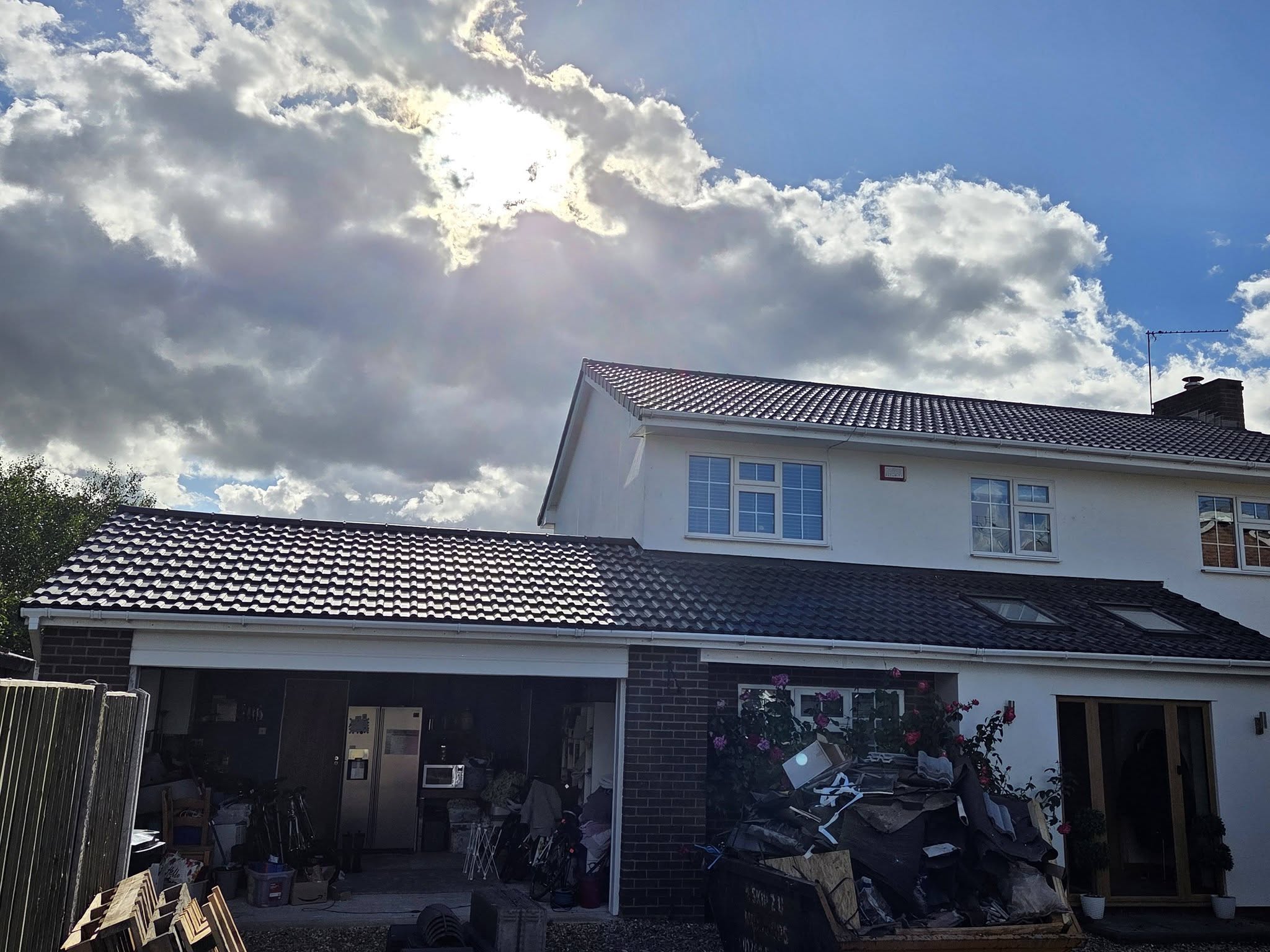 Completed hip roof by MSA Plastics and Roofing in Cheshire