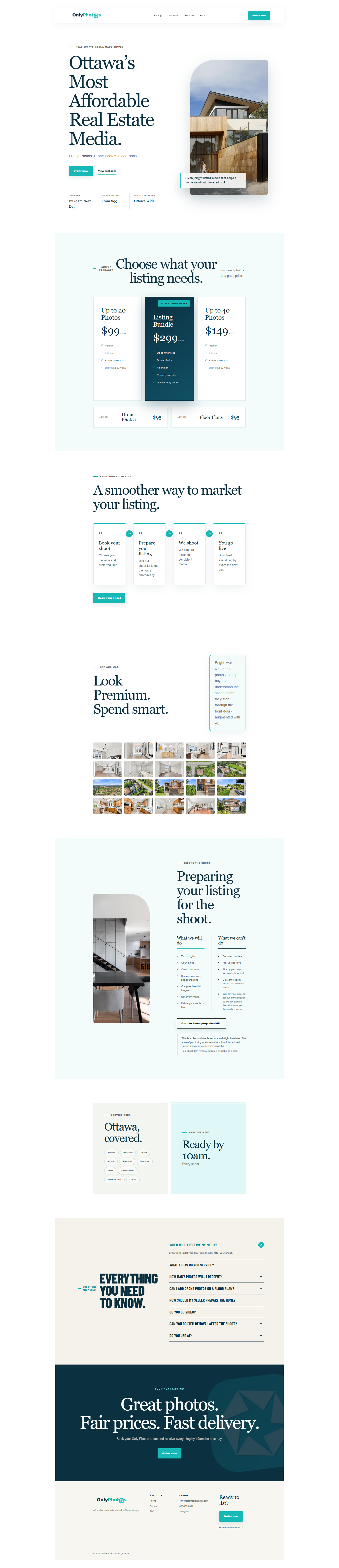 OnlyPhotos funnel design
