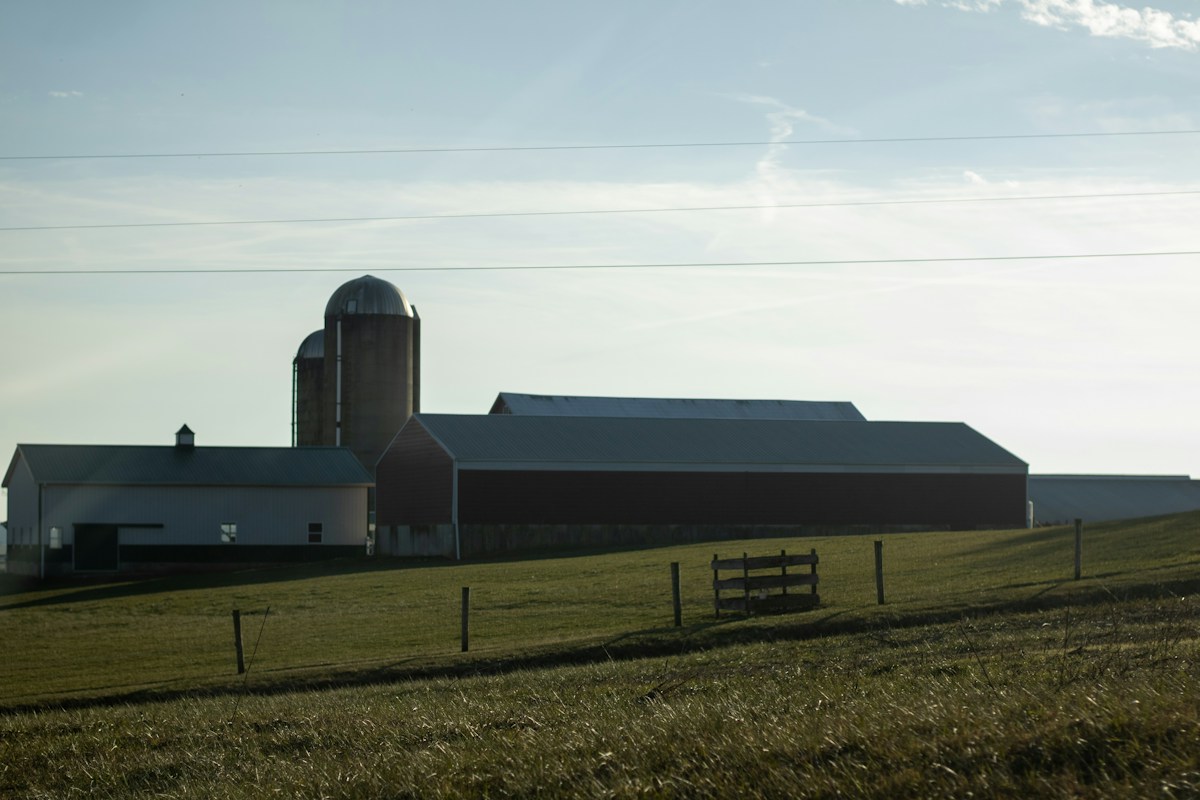 Delaware County Ohio countryside and homes