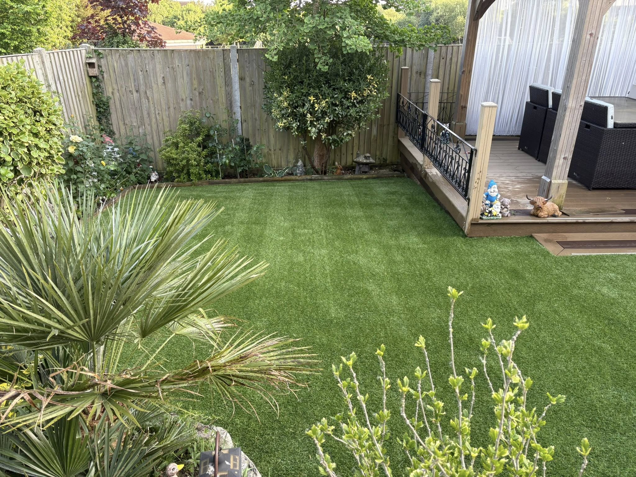 Landscaping work