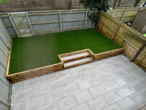 Landscaping work