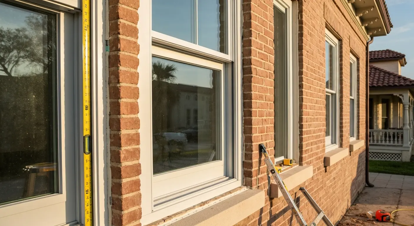 Window replacement in Corpus Christi home
