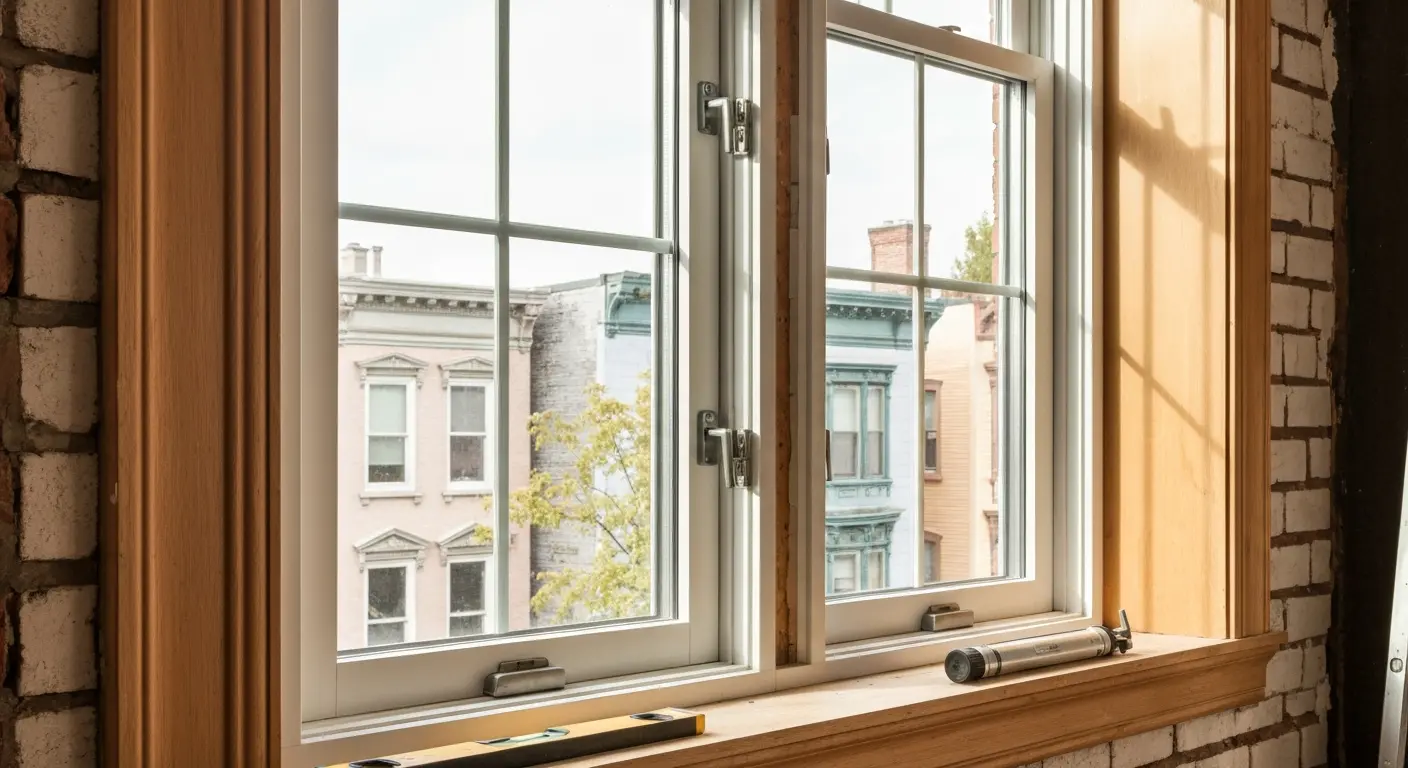 Casement window installation