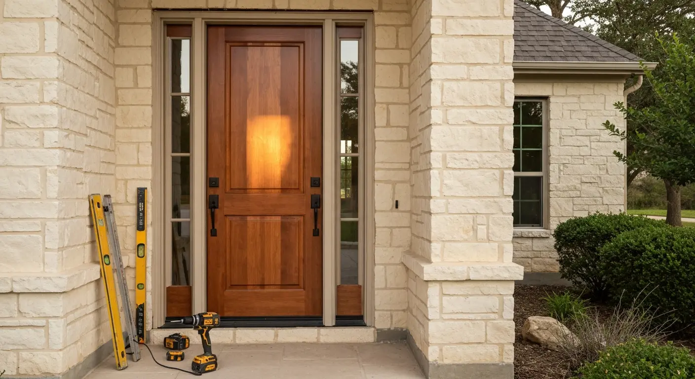 Front door replacement in Boerne