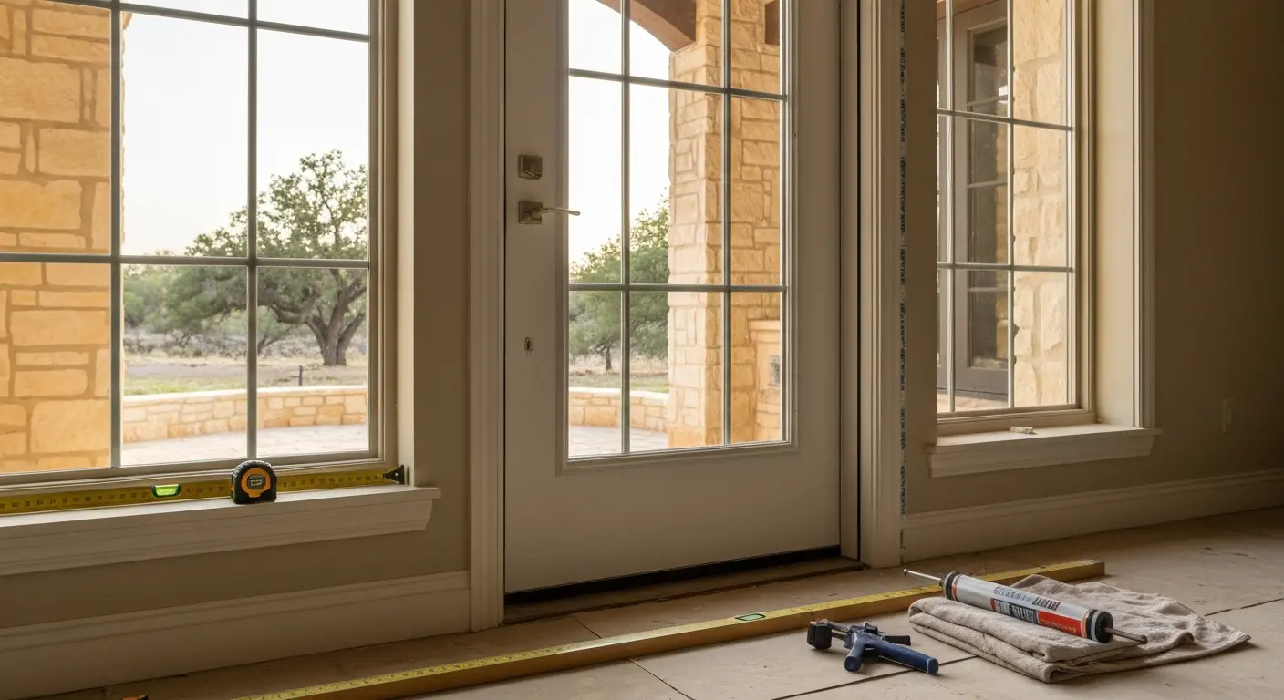Door installation Bandera