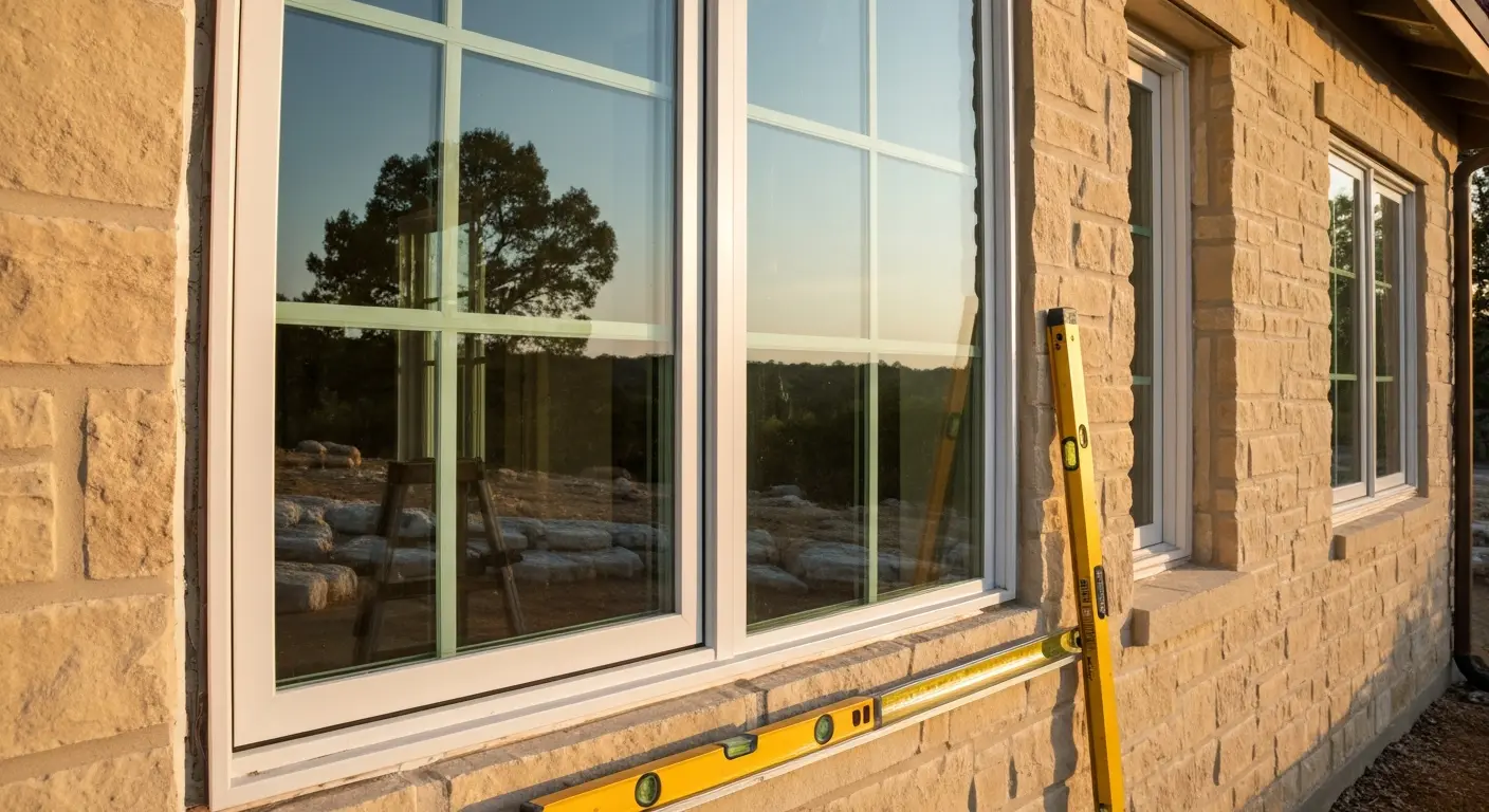 Energy-efficient window installation